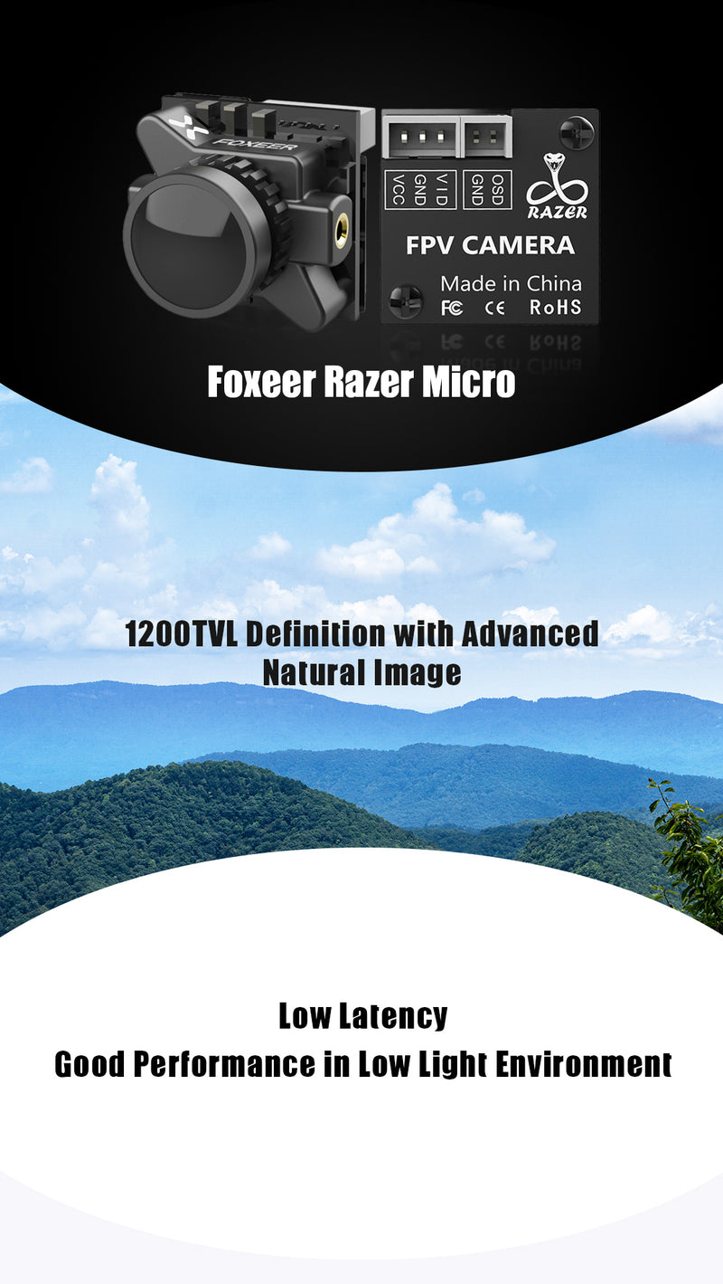 Foxeer Micro Razer 1200TVL Camera