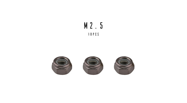 M2.5 Carbon Steel Nylon Insert Lock Nut DIN985