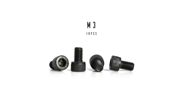 M3 Hex Socket Cap Screw (12.9 Steel Grade Black Oxide)
