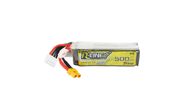 Tattu R-Line 1.0 95C 3S 500mAh Lipo Battery