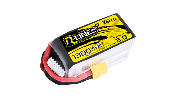 Tattu R-Line 3.0 120C 6S 1300mAh Lipo Battery