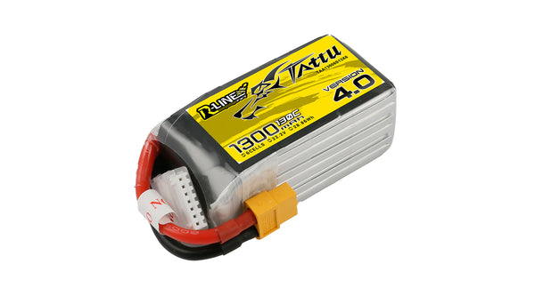 Tattu R-Line 4.0 130C 6S 1300mAh Lipo Battery